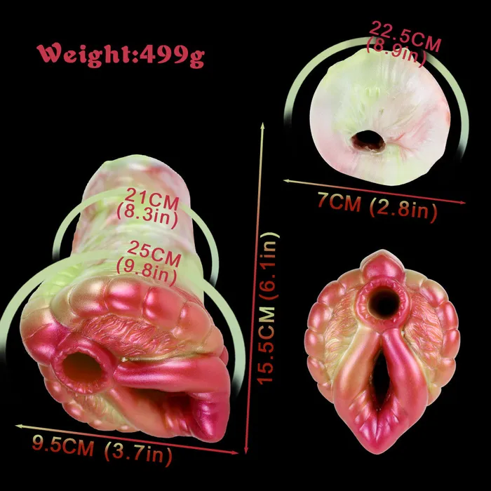 Male Sex Toys Domlust Monster Vagina Pocket Pussy Masturbation Cup Silicone Exotic Penis Trainer Male Sex Toy