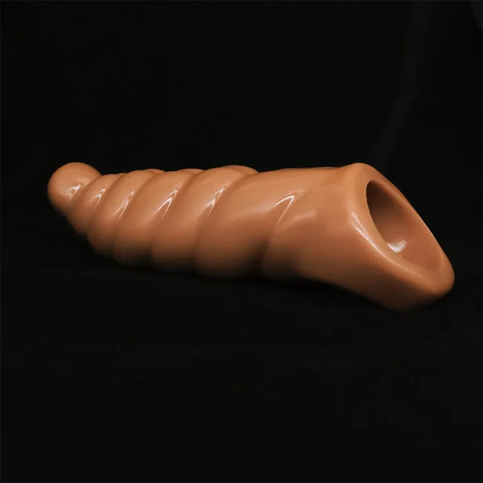 Male Sex Toys Domlust Sprial Penis Sleeve Extender Sex Toys for Men Enhance Pegging Sexuality Couple Play Male Sex Toys Domlust Sprial Penis Sleeve Extender Sex Toys for Men Enhance Pegging Sexuality Couple Play