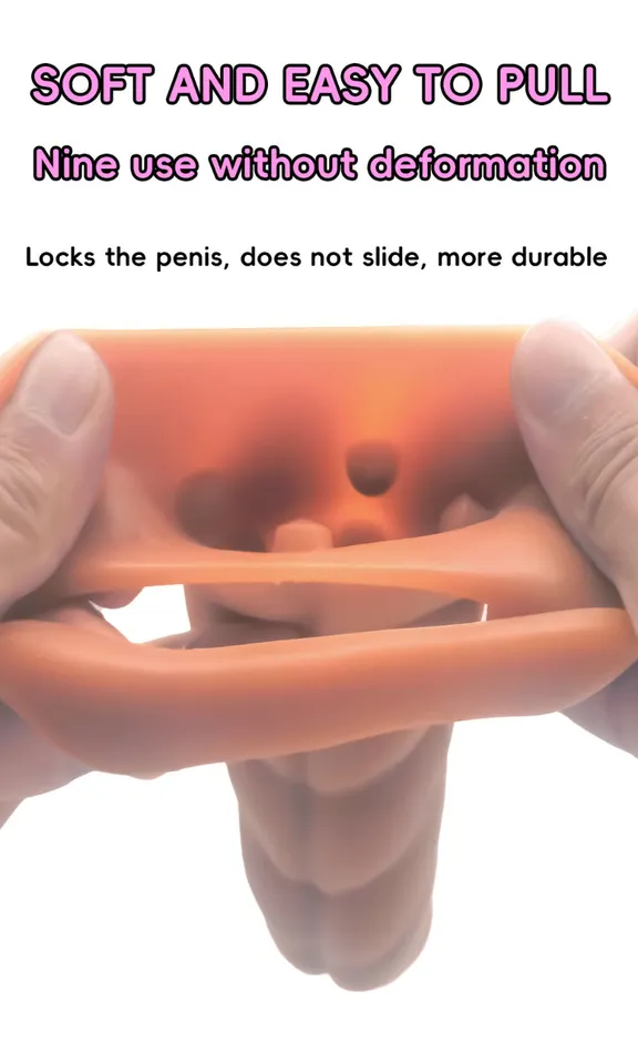 Male Sex Toys Domlust Sprial Penis Sleeve Extender Sex Toys for Men Enhance Pegging Sexuality Couple Play