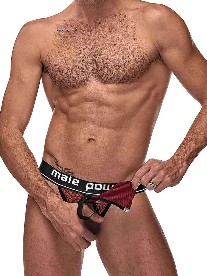 Male Sex Toys Male Power Cock Pit Net Cock Ring Jock S M Burgundy Male Sex Toys Male Power Cock Pit Net Cock Ring Jock S M Burgundy