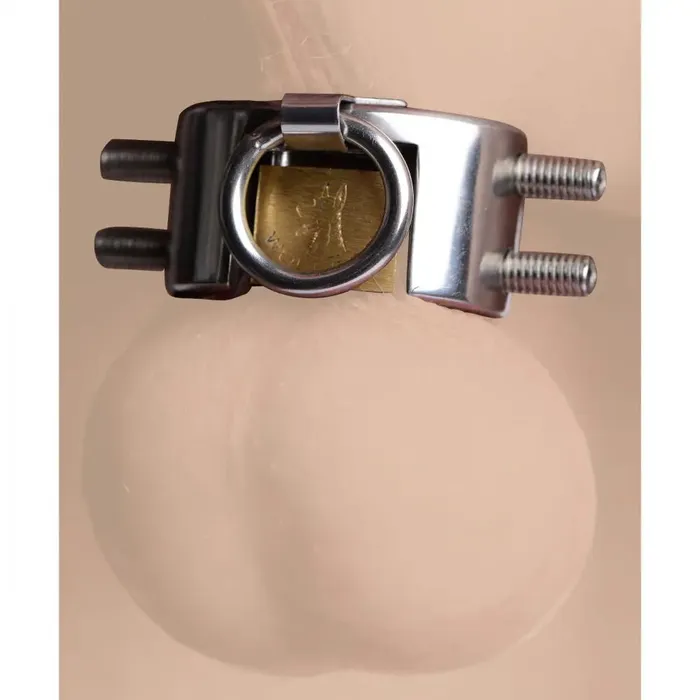 Male Sex Toys Master Series CBT Tools Cock and Ball Torture Fiend Stainless Steel CBT Piercing Chamber Male Sex Toys Master Series CBT Tools Cock and Ball Torture Fiend Stainless Steel CBT Piercing Chamber