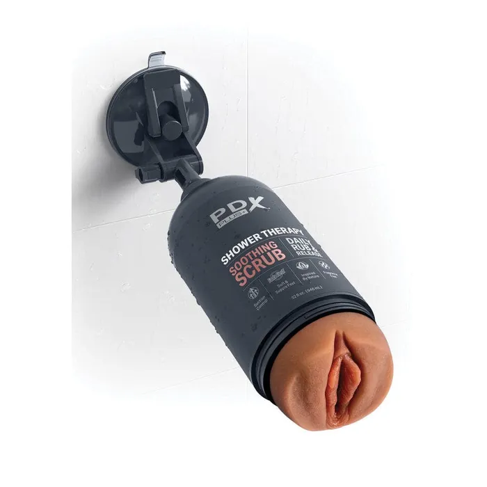 Male Sex Toys PDX Discreet Shower Soothing Scrub Masturbator PipeDream
