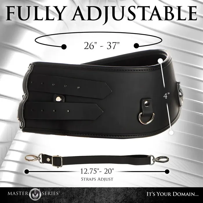 Male Sex Toys XR Brands Forced Orgasm Belt with Saddle Straps