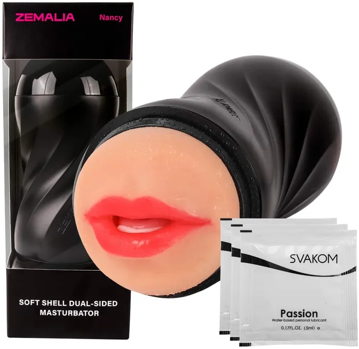 Male Sex Toys ZEMALIA UK Nancy A Masturbator with Vacuum for Men