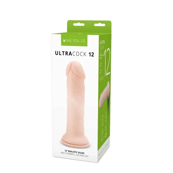 Me You Us Dildos Ultra 12 Inch White Cock