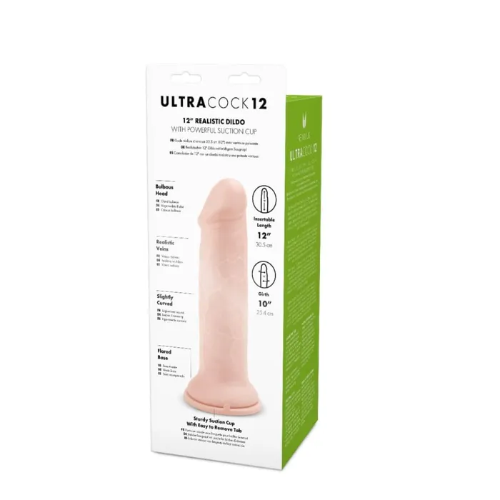Me You Us Dildos Ultra 12 Inch White Cock