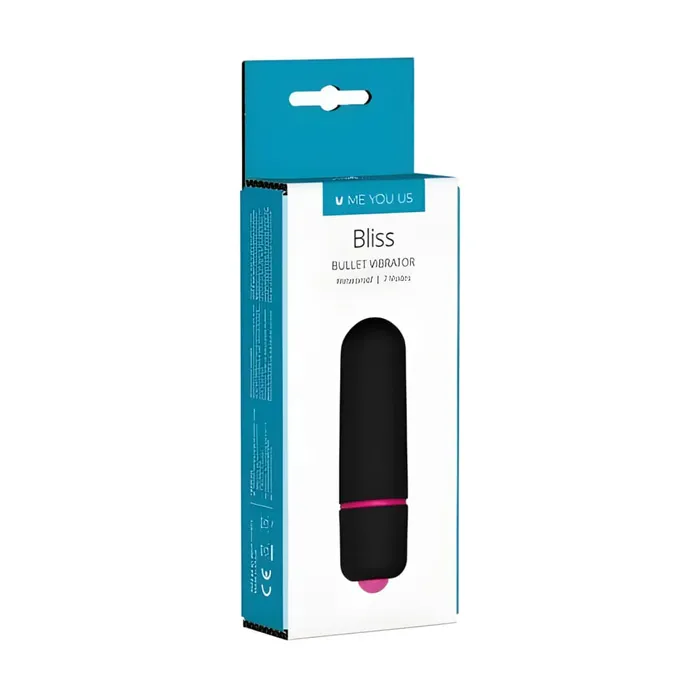 Me You Us Female Sex Toys Me You Us Bliss 7 Mode Mini Bullet Vibrator Black