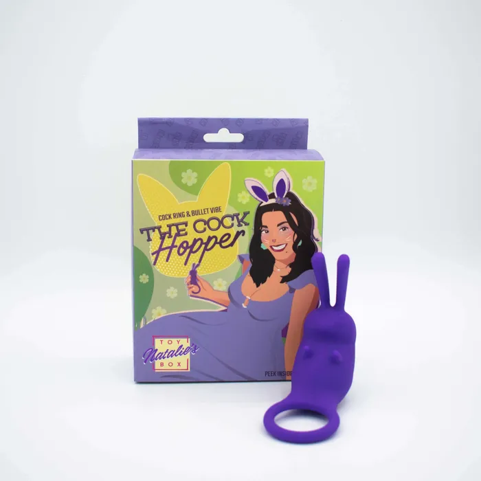 Natalies Toy Box Like A Kitten Vibrators The Cock Hopper Cock Ring and Bullet Vibrator Purple Natalies Toy Box Like A Kitten Vibrators The Cock Hopper Cock Ring and Bullet Vibrator Purple
