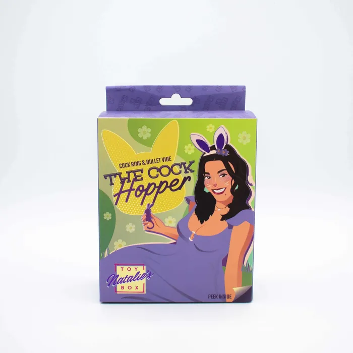 Natalies Toy Box Like A Kitten Vibrators The Cock Hopper Cock Ring and Bullet Vibrator Purple Natalies Toy Box Like A Kitten Vibrators The Cock Hopper Cock Ring and Bullet Vibrator Purple