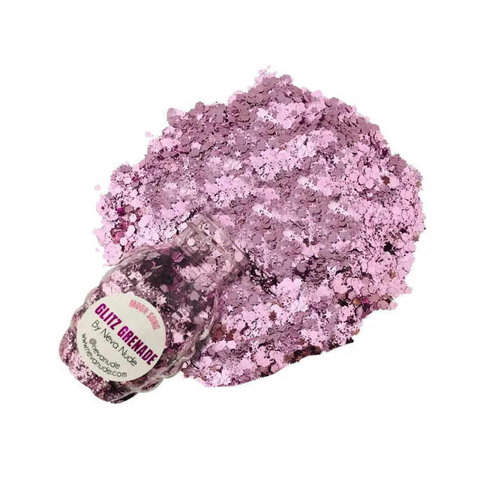 Neva Nude Enhancers Moon Song Cosmetic Glitter Glitz Grenade Keychain in Aloe Gel Neva Nude Enhancers Moon Song Cosmetic Glitter Glitz Grenade Keychain in Aloe Gel