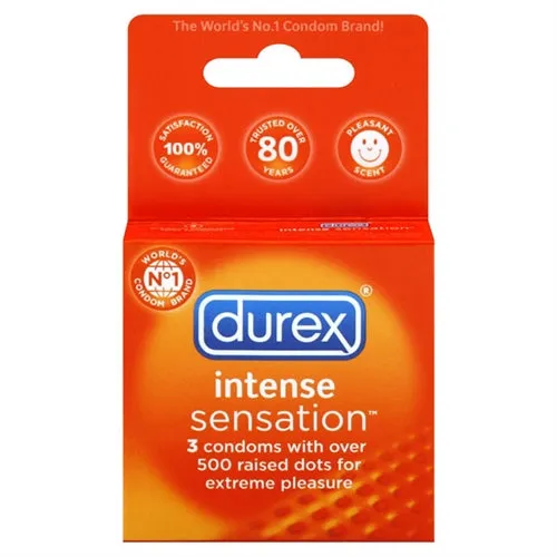 Paradise Marketing Durex Intense Sensation 3 Pack Enhancers