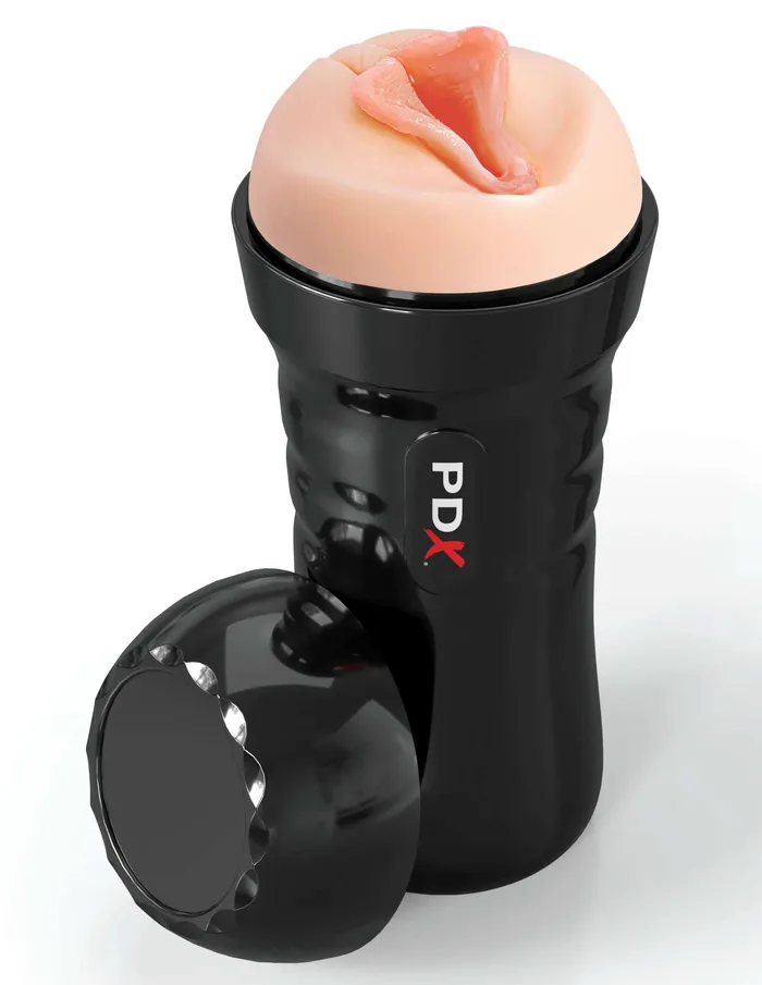 PDX Brands Male Sex Toys Wet Pussies Super Luscious Lip Self Lubricating Stroker Light
