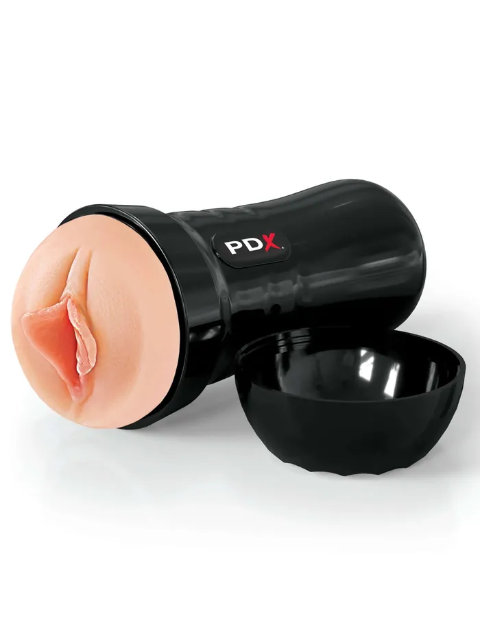 PDX Brands Male Sex Toys Wet Pussies Super Luscious Lip Self Lubricating Stroker Light