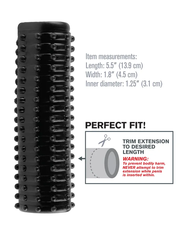 Pipedream Fantasy XTensions The 55inch Magic Pleasure Sleeve Enhance Excite and Experience Male Sex Toys