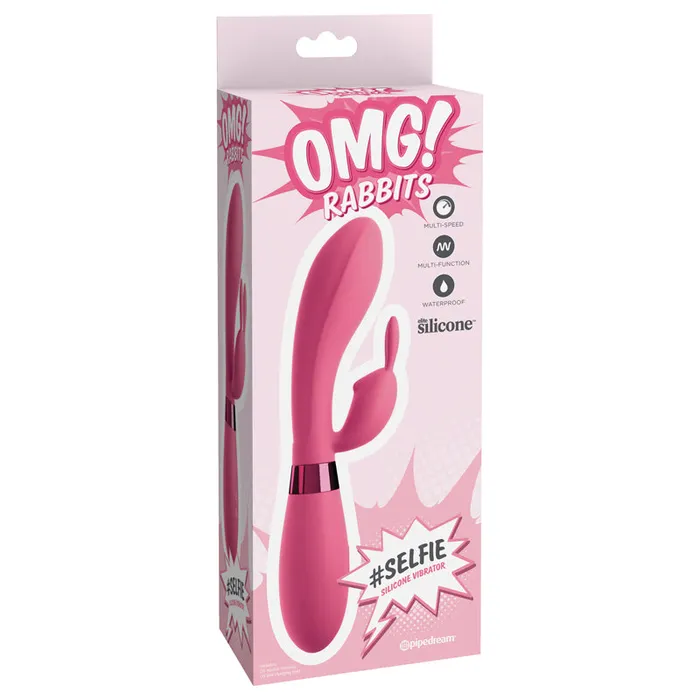 Pipedream Female Sex Toys Omg Rabbits Selfie Silicone Vibrator