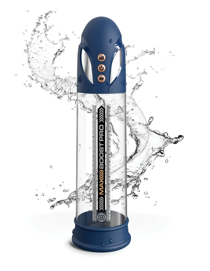 Pipedream Vibrators Max Boost Pro Flow Blueclear