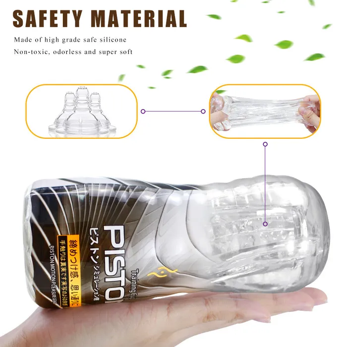 Pocket Pussy Male Masturbator Piston Vaginal Penis Masturbation Sex Toy for Men Domlust Male Sex Toys