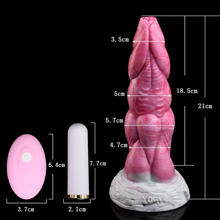Ribbed Alien Vibrator Orintheus DirtyToyz Female Sex Toys