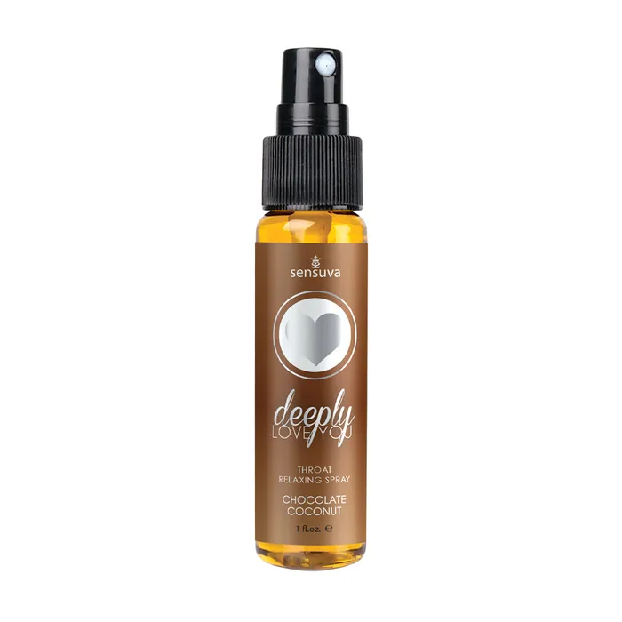 Sensuva Vibrators Deeply Love You Throat Relaxing Spray Chocolate Coconut 1 Fl Oz