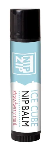 Sensuva Vibrators Nip Zip Ice Cube Nip Balm Strawberry Mint Tube Carded