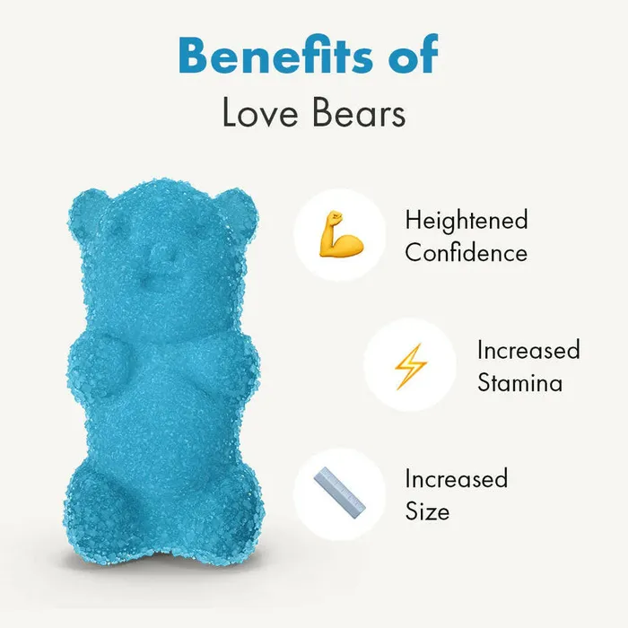 SEXCITE SHOP Male Sex Toys Male Love Bear Enhancement Gummy