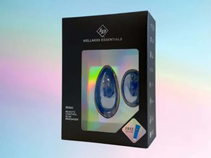 Shhh Remote Control Slim Massager Blue ID Lubricants Anal