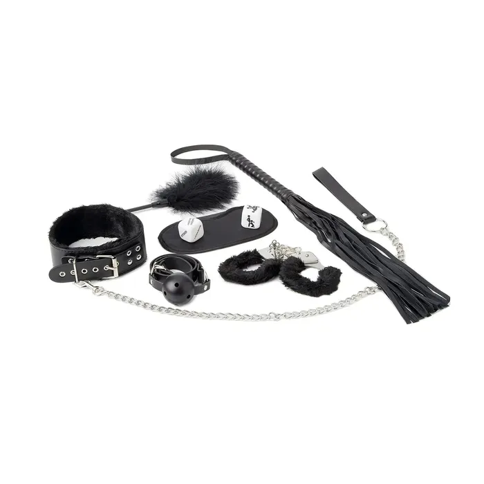 Shots America LLC Couples Ouch 8Piece Introductory Bondage Kit 6 Black