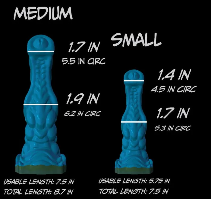 Small Odonata Firm Silicone OD452 From The Edge Toys Female Sex Toys