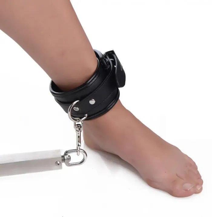 Squat Anal Impaler with Spreader Bar and Cuffs XR Brands Male Sex Toys