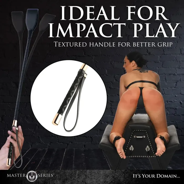 Stallion Riding Crop 24 Inch BDSM Impact Play Crop XR Brands Anal