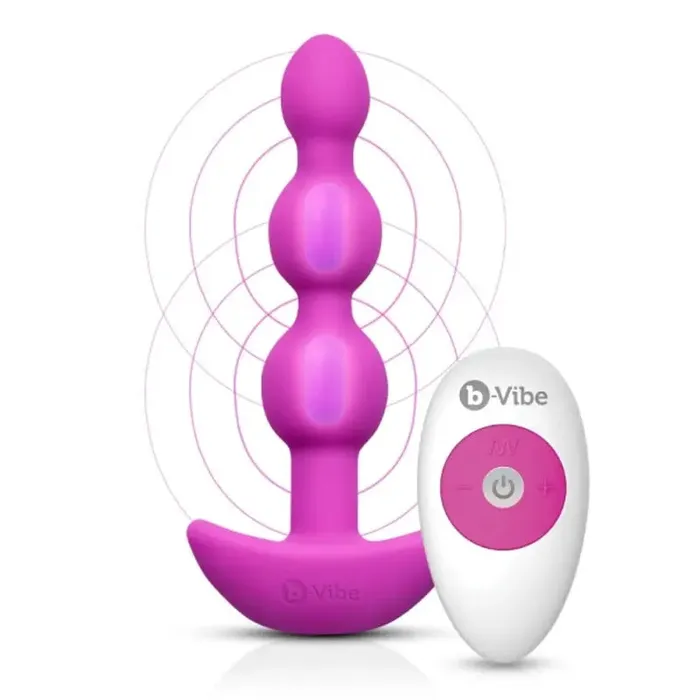 TRIPLET ANAL BEADS FUCHSIA bVibe Anal