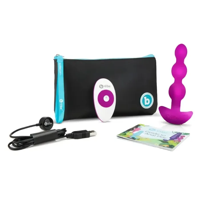 TRIPLET ANAL BEADS FUCHSIA bVibe Anal