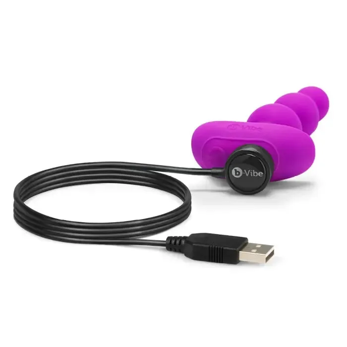 TRIPLET ANAL BEADS FUCHSIA bVibe Anal