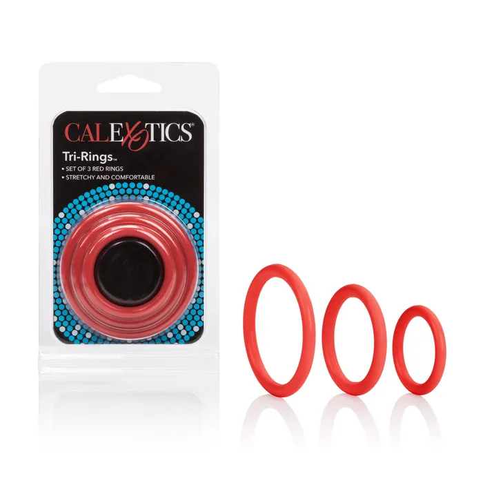 Vibrators CalExotics TriRings Red