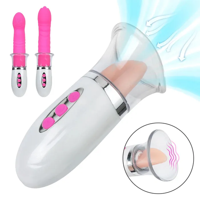 Vibrators Domlust Tongue Clit Vibrator Changeable Nipple Clamps Thrusting Vibrating Dildo Sex Toys Vibrators Domlust Tongue Clit Vibrator Changeable Nipple Clamps Thrusting Vibrating Dildo Sex Toys