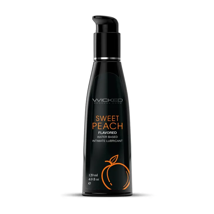 Wicked Vibrators Aqua Sweet Peach 4oz