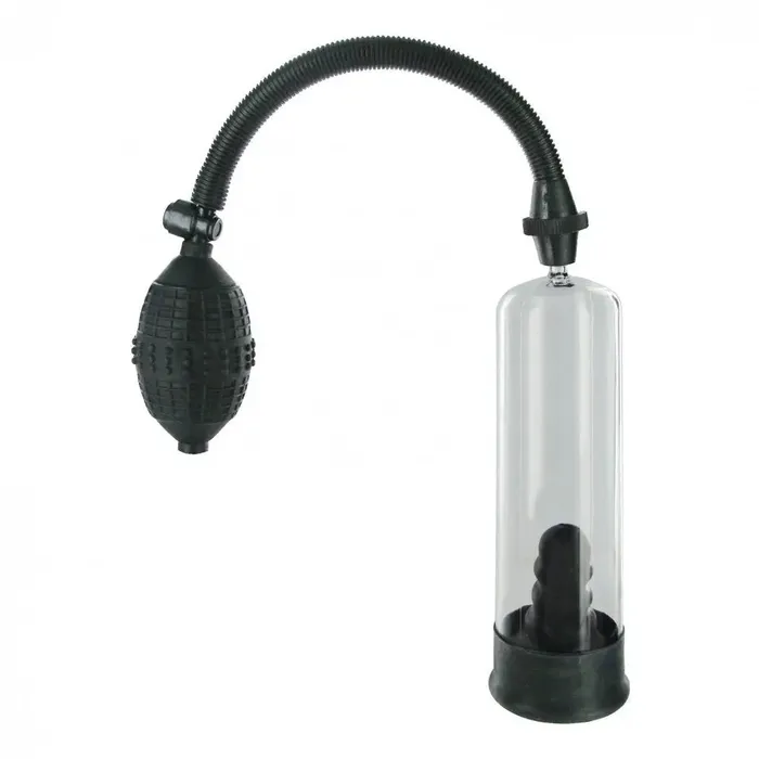 XR Brands Male Sex Toys Deluxe Penis Pump with Suction Sleeve