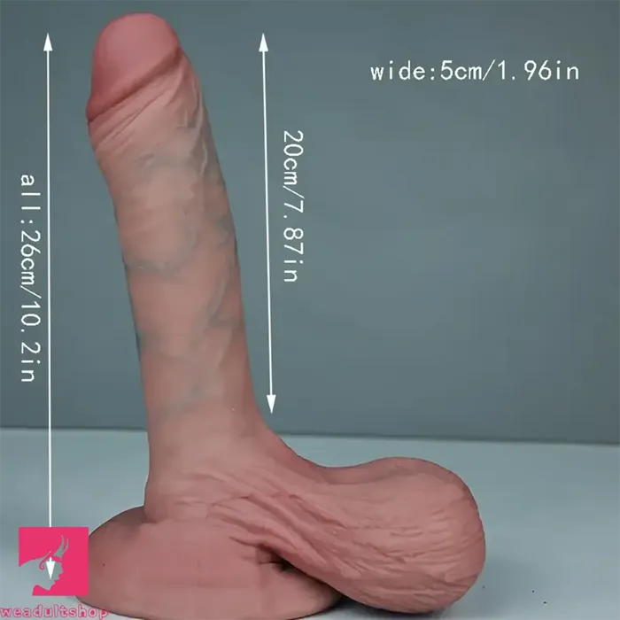 102in Big Silicone Soft Cock Lifelike Skin Feeling Penis Veins Dildo Weadultshop Dildos