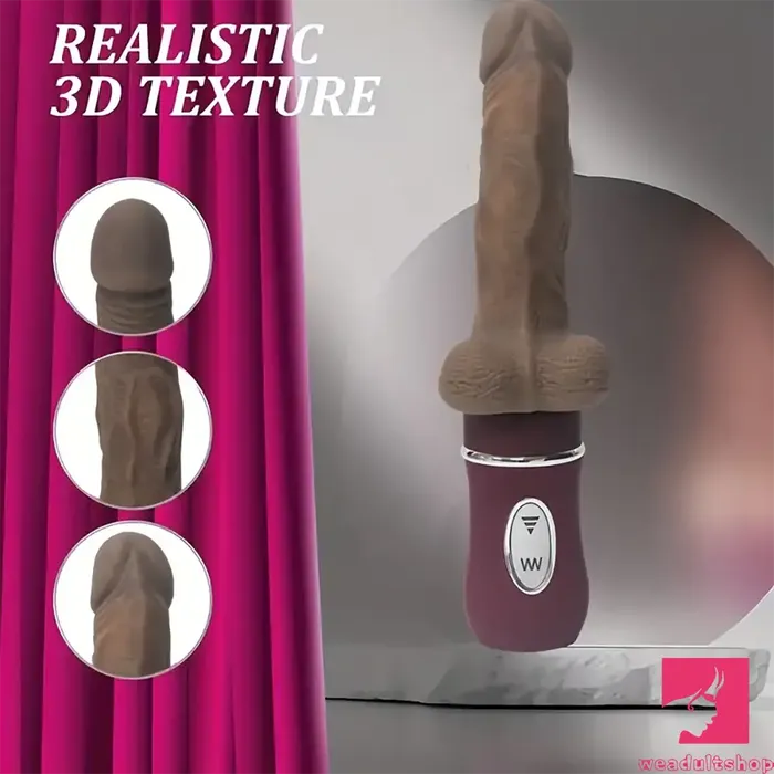 106in Large Vibrating Thrusting Big Silicone Soft Heated Dildo Machine Weadultshop Female Sex Toys
