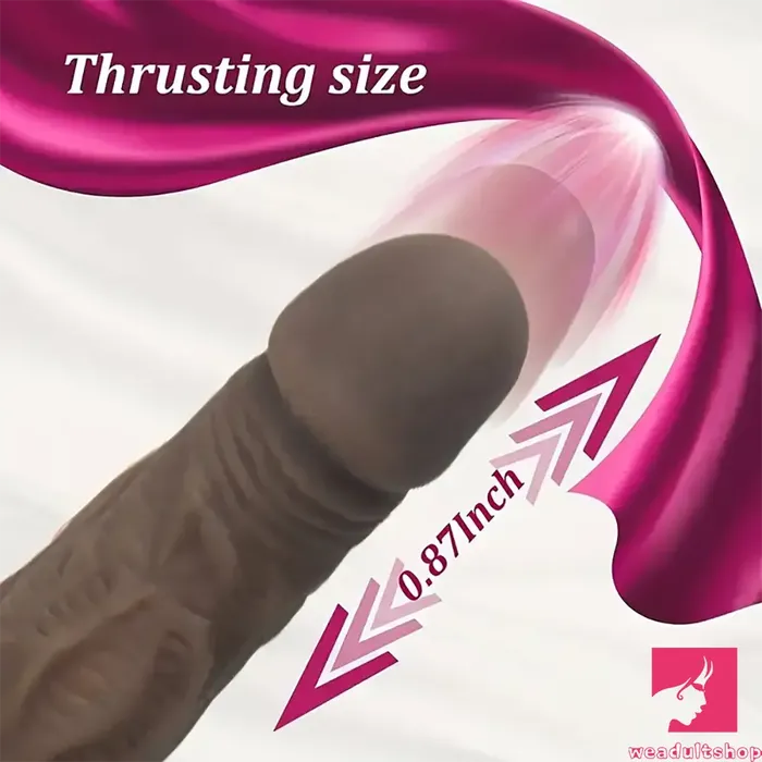 106in Large Vibrating Thrusting Big Silicone Soft Heated Dildo Machine Weadultshop Female Sex Toys
