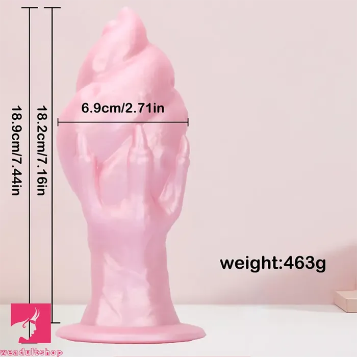 744in Silicone Winged Hand Fantasy Soft Prostate Odd Cock Dildo Weadultshop Dildos