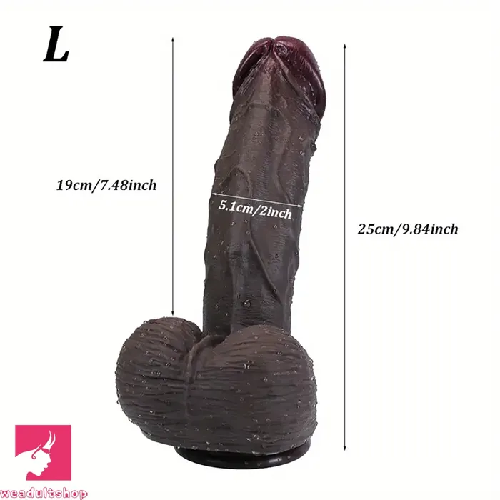 905in 984in 1142in 126in Realistic Large Soft Silicone Cock Dildo Weadultshop Dildos