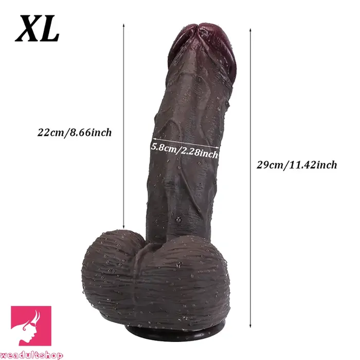 905in 984in 1142in 126in Realistic Large Soft Silicone Cock Dildo Weadultshop Dildos