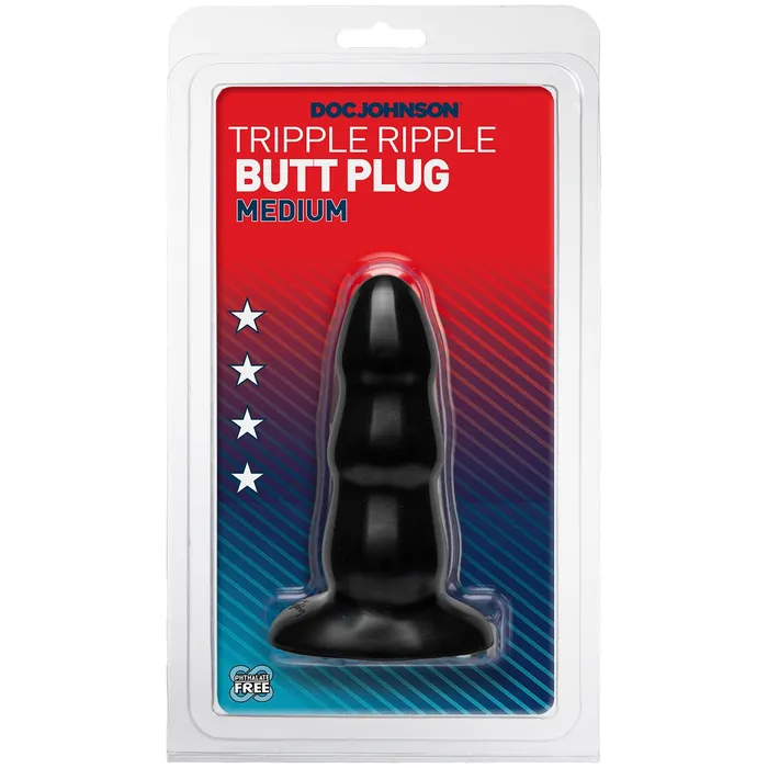 Adventure Seekers Triple Ripple Butt Plug 55 Inch Fun Doc Johnson Anal
