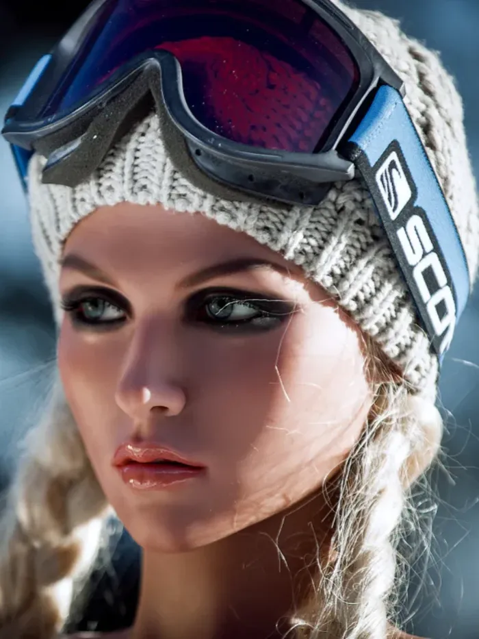 Aibei Doll Male Sex Toys F1668158cm5f23125kg C Cup Small Breast Skiing Girl TPE Sex Doll Aibei Doll