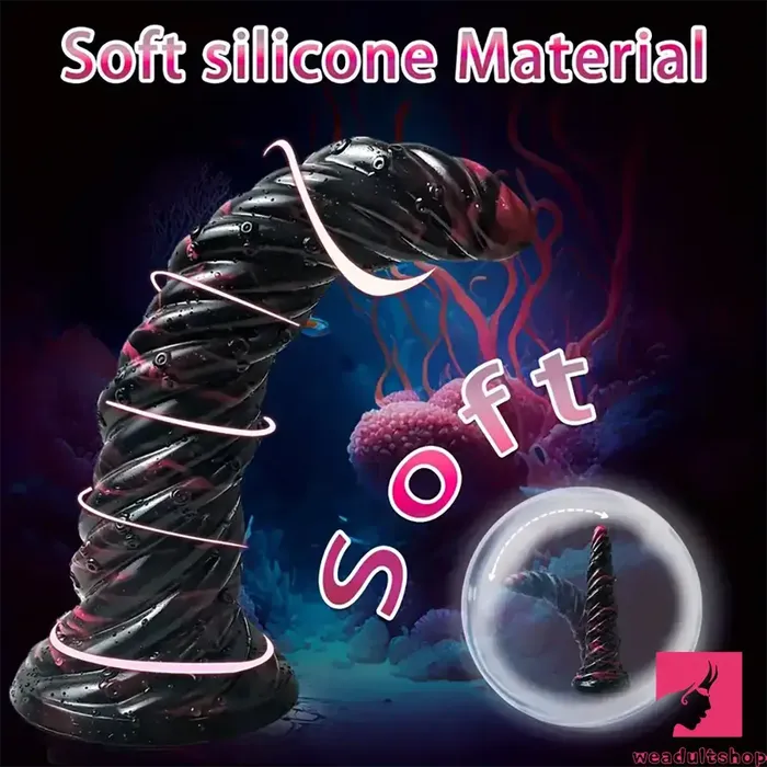 Anal 98in Fantasy Spiral Cock Dildo Butt Plug For Women G Spot Love Sex Weadultshop