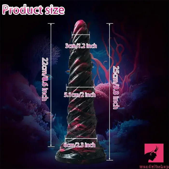 Anal 98in Fantasy Spiral Cock Dildo Butt Plug For Women G Spot Love Sex Weadultshop