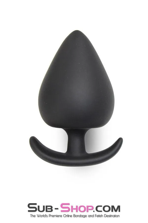 Anal 9825M Really BIG Black XXL Silicone Anal Plug Moonwell