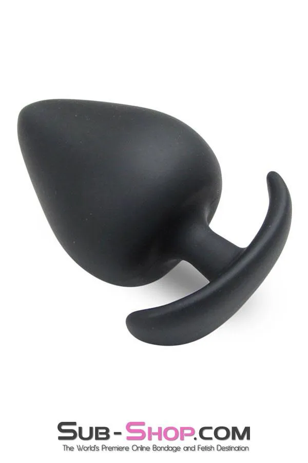 Anal 9825M Really BIG Black XXL Silicone Anal Plug Moonwell