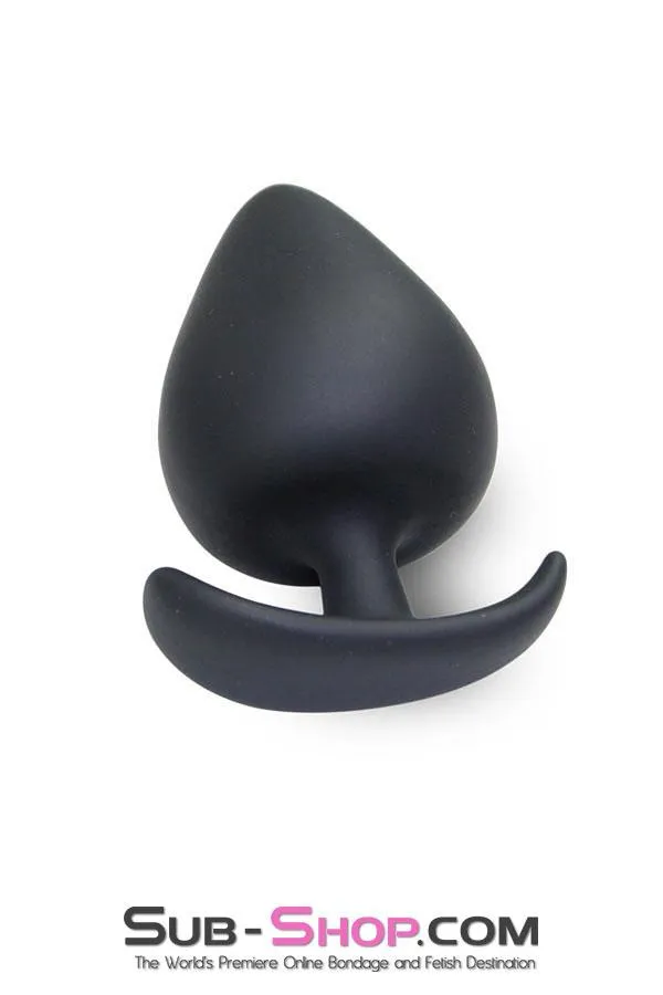 Anal 9825M Really BIG Black XXL Silicone Anal Plug Moonwell